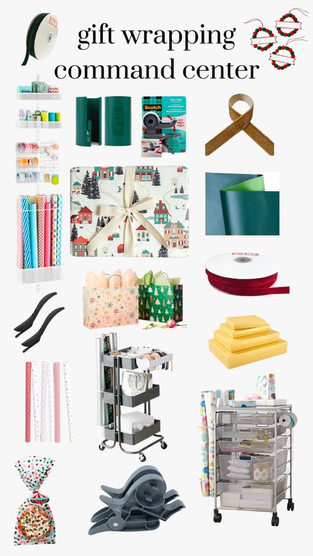 Stay stress free and organized with a command center for gift wrapping! I’ve got you covered! 

#LTKSeasonal #LTKHoliday #LTKfamily
