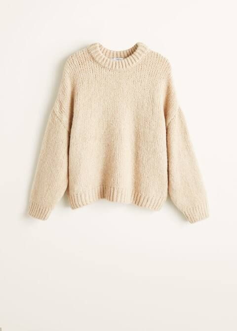 Chunky-knit sweater - Women | MANGO (US)