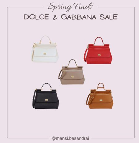Dolce & Gabbana Sicily Bag Sale 

#LTKsalealert #LTKstyletip #LTKitbag