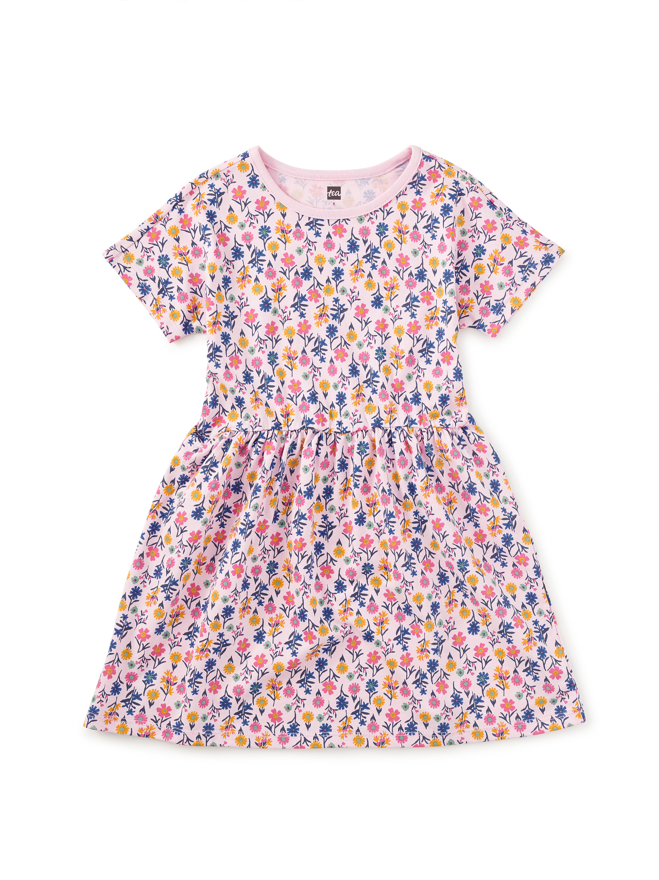 Short Sleeve Twirl Dress | Tea Collection