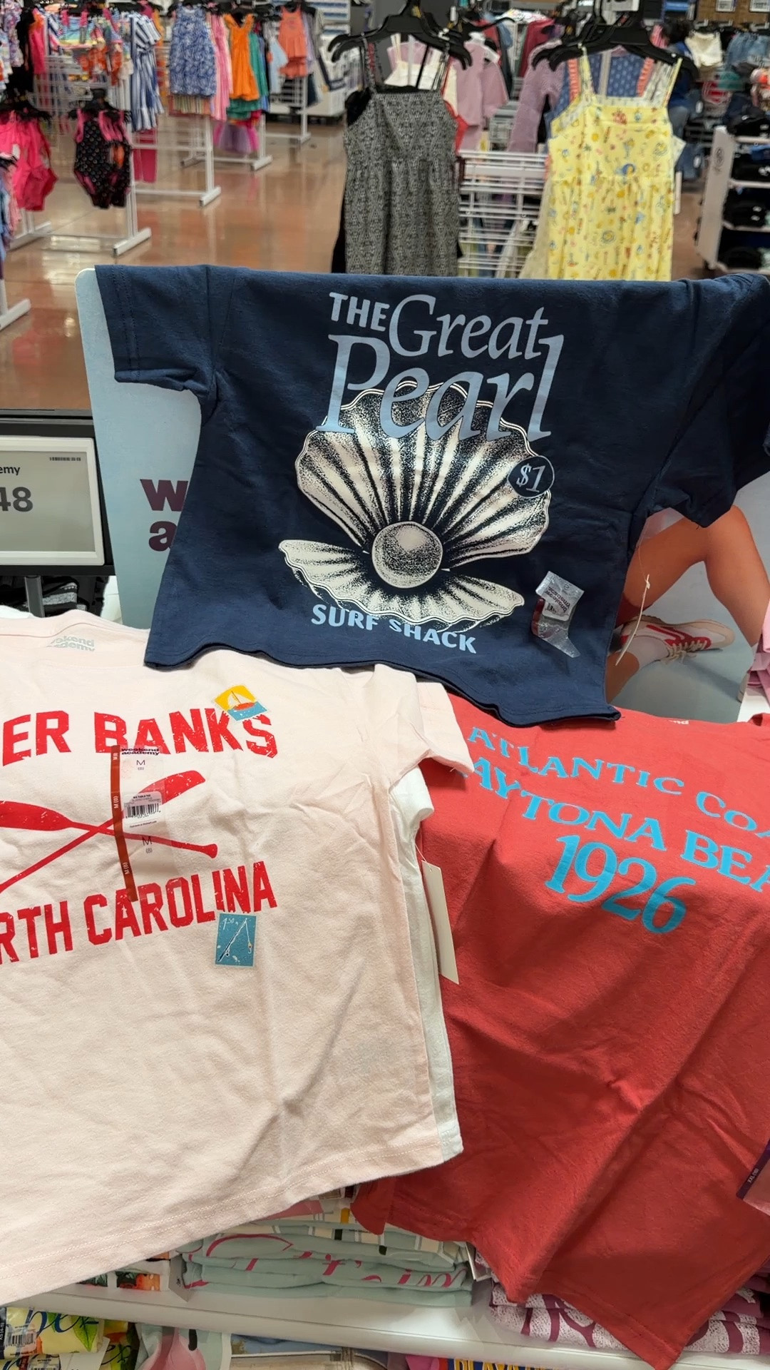 Oversized girls tees at Walmart will fit women too! The large to me fits me just the right size but keep in mind these will shrink so you might size up from what you think you need!

#LTKmomlife #LTKKids