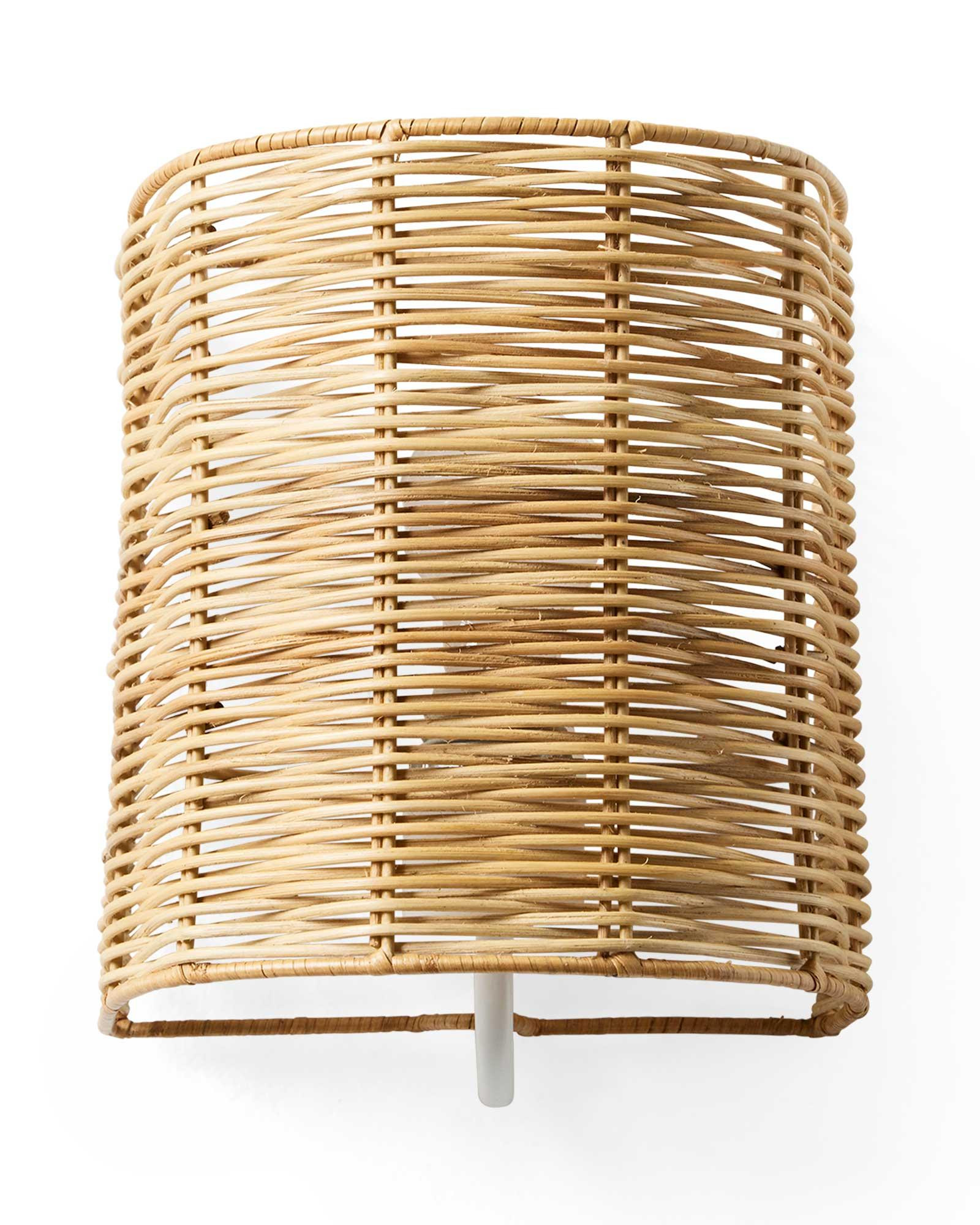 Santa Barbara Rattan Sconce | Serena and Lily