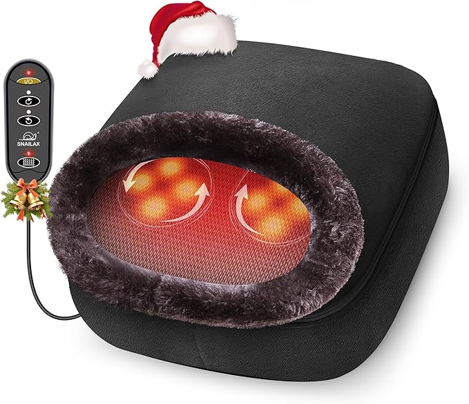 Snailax Shiatsu Foot Massager with Heat,Foot Warmer for Women,Men, Christmas Gifts,Electrick Foot... | Amazon (US)