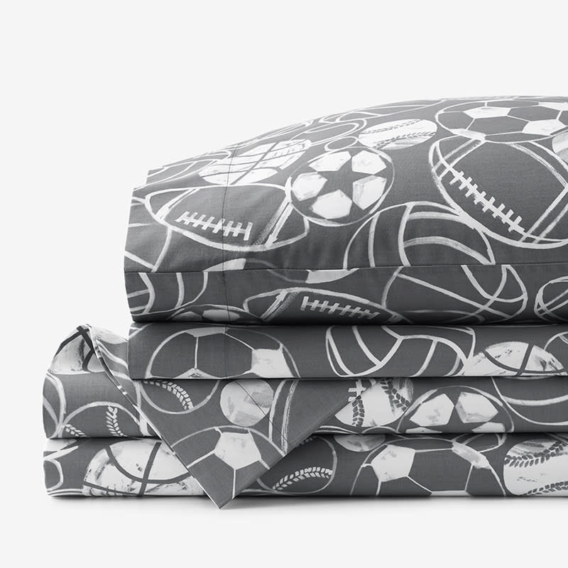 Company Kids™ Sports Balls Organic Cotton Percale Sheet Set | The Company Store