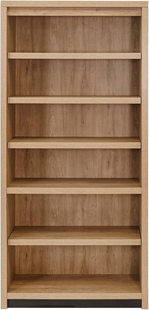 Martin Furniture Contemporary Open Wood Laminate Bookcase, Bookcase Shelves, Storage Unit Fully A... | Amazon (US)