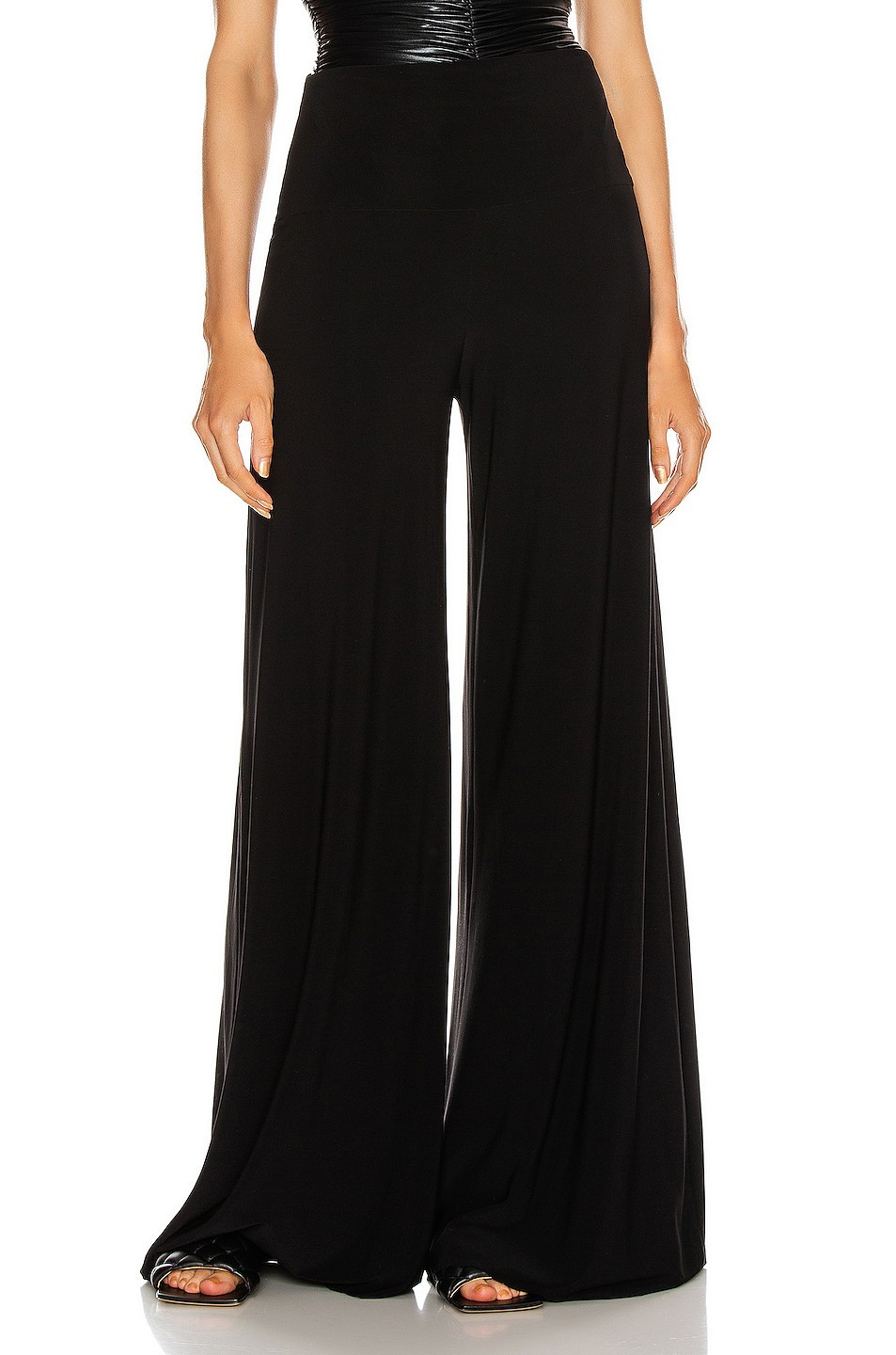 Norma Kamali Elephant Pant in Black | FWRD 