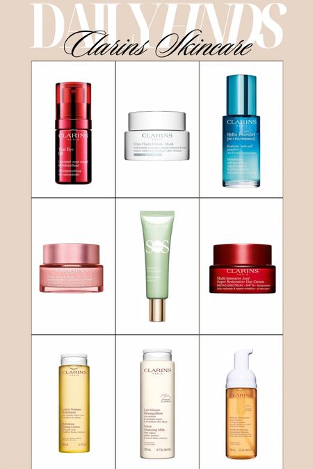 Shop these bestselling skincare finds from Clarins! Scroll down to shop! Xo!

#LTKFindsUnder100 #LTKBeauty #LTKStyleTip