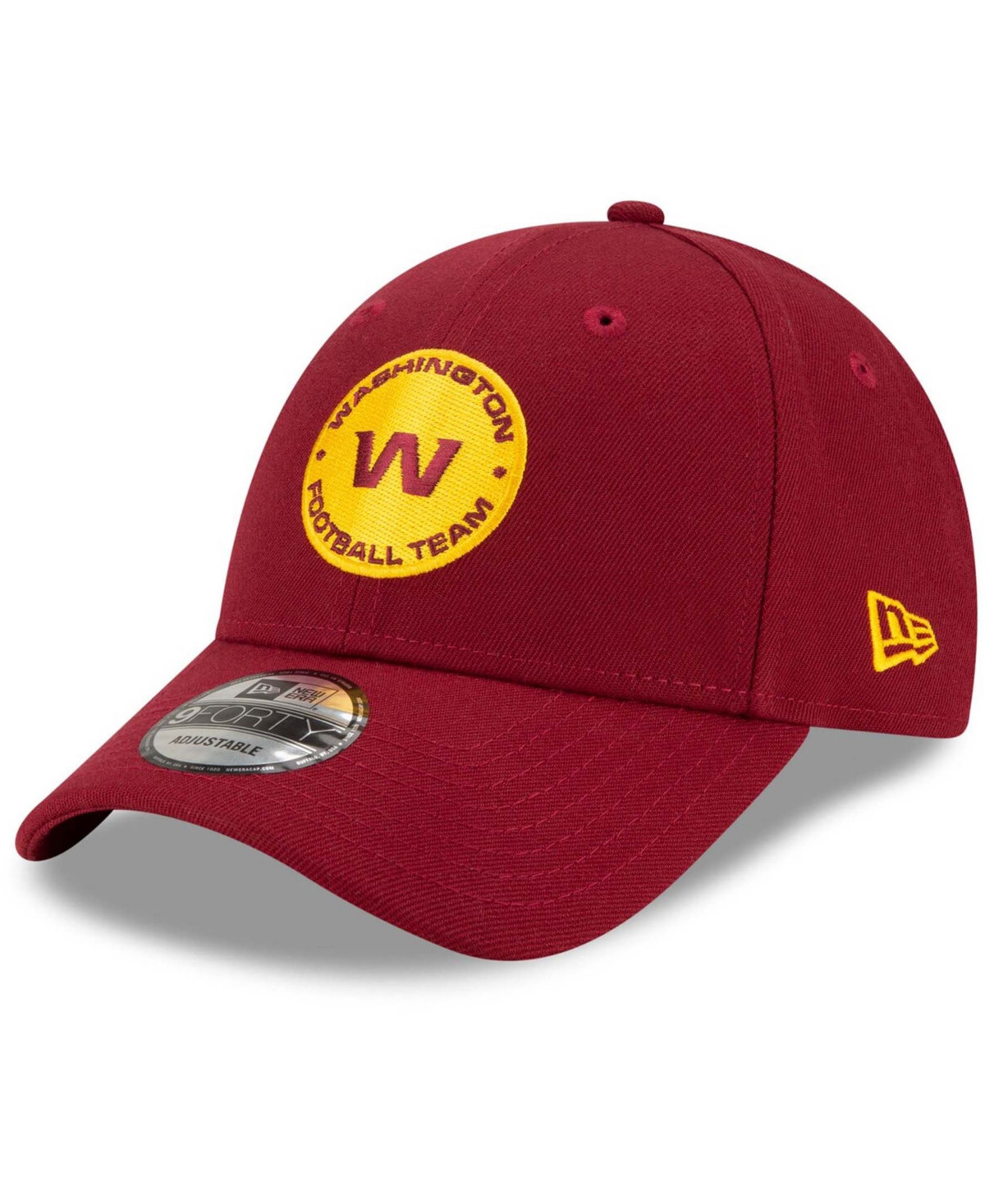 Men's Burgundy Washington Football Team The League Logo 9Forty Adjustable Hat | Macys (US)