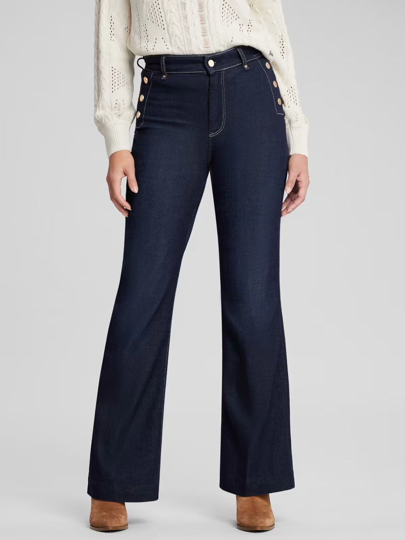 Eco Faye Sailor Flared Jeans | Guess US | Guess (US)