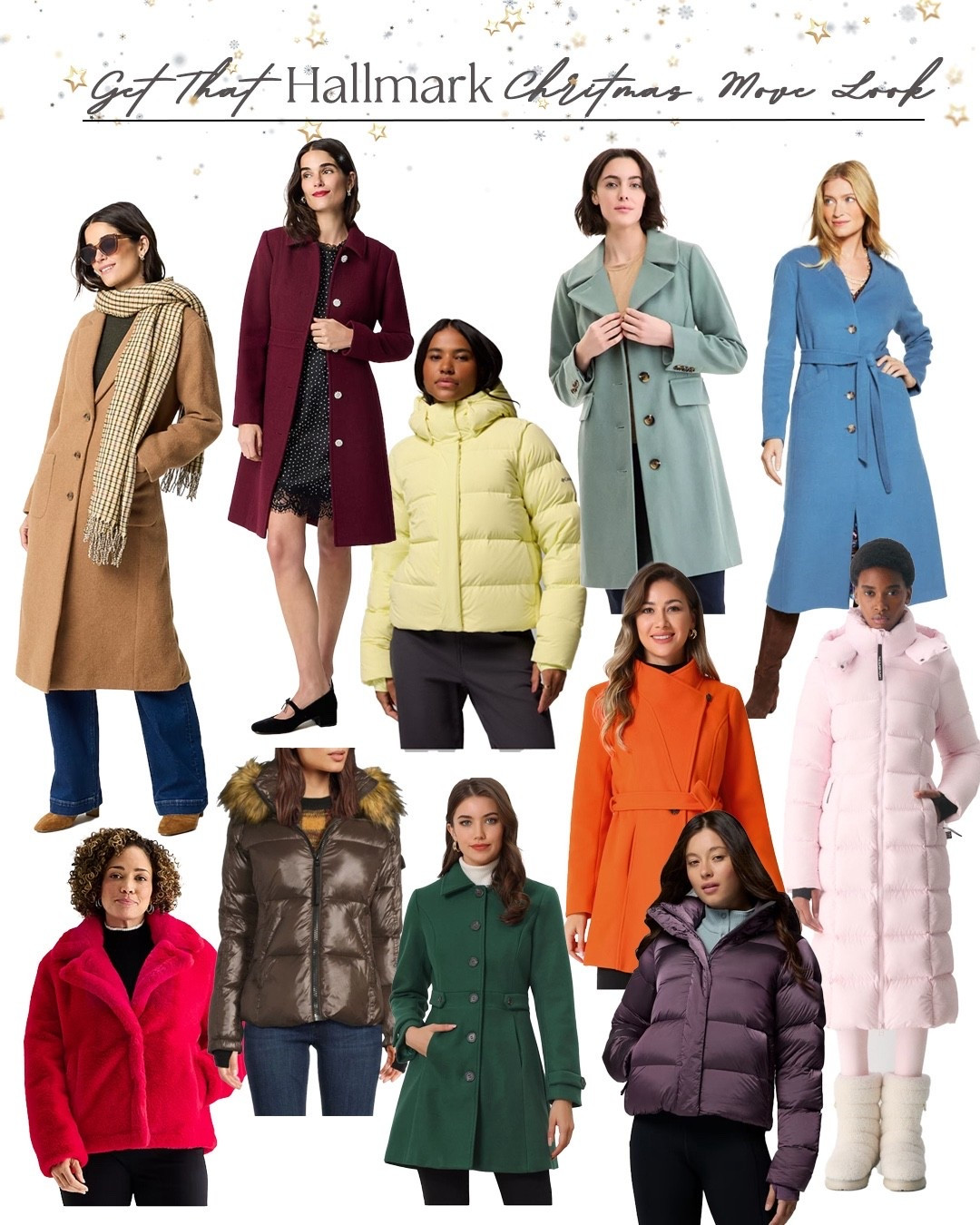 The Hallmark Christmas Movie Coat. 
Whether you’re a fan of the movies or not, you have to agree that the coats are awesome. I do enjoy the movies, but I think I enjoy the fashion even more.

Want more? I wrote an entire blog post on “How to Get the Hallmark Christmas Movie Look”. You can read it on my website - and get even more links! Just copy this link: https://www.dianneinstyle.com/how-to-get-that-hallmark-christmas-movie-look

Not only does the post have coats in every color, it also includes matching scarfs, hats, gloves and bags! 

With pretty much every coat being on sale this weekend, this is the perfect time to add a new coat to your closet.

#LTKCyberWeek #LTKHoliday #LTKGiftGuide