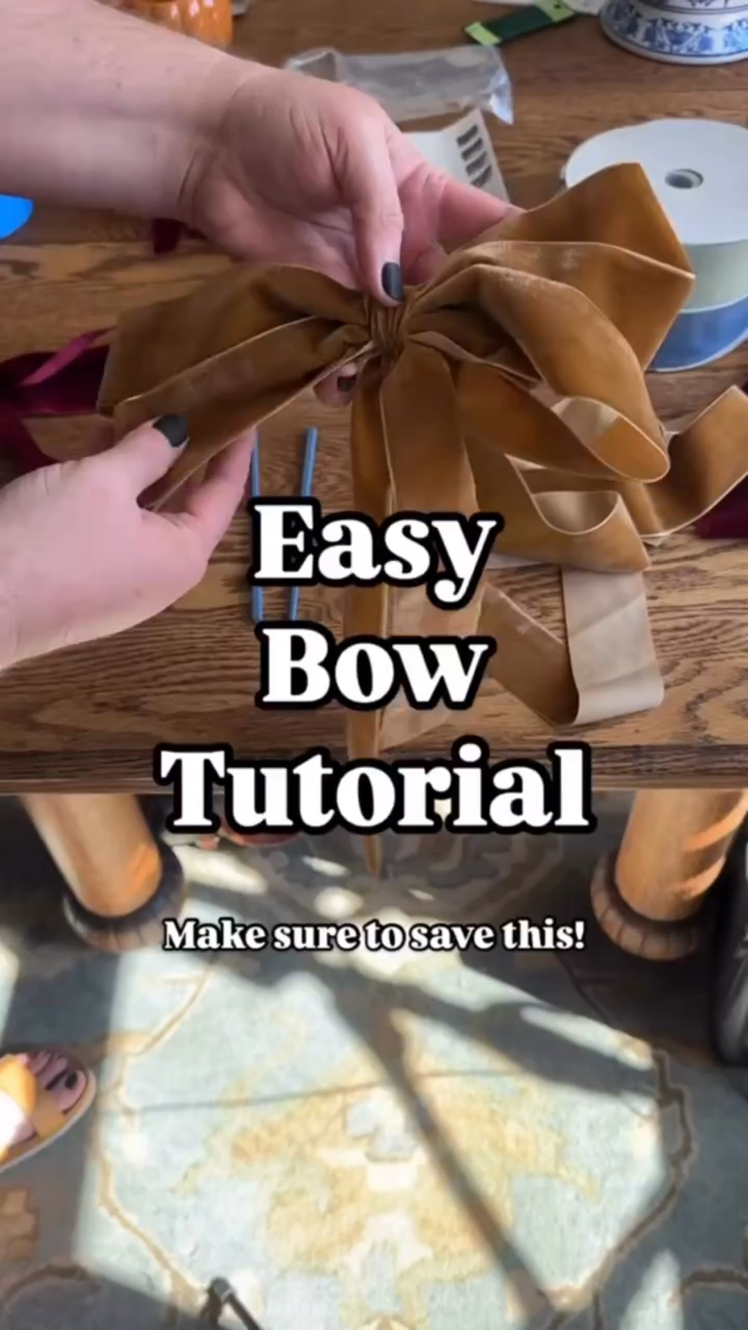 Here for the dramatic loopy bows! 

Make sure you save this for your holiday decorating!

I sourced my favorite ribbons for you! 
#christmasbow

#LTKHome #LTKHoliday #LTKFindsUnder50