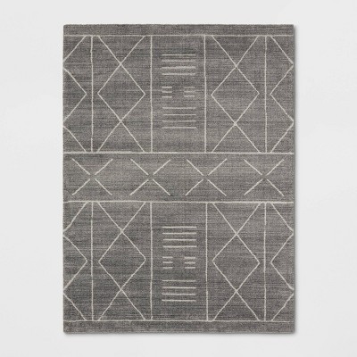 9'2"x12' Marina Modern Geometric Rug Gray - Project 62™ | Target