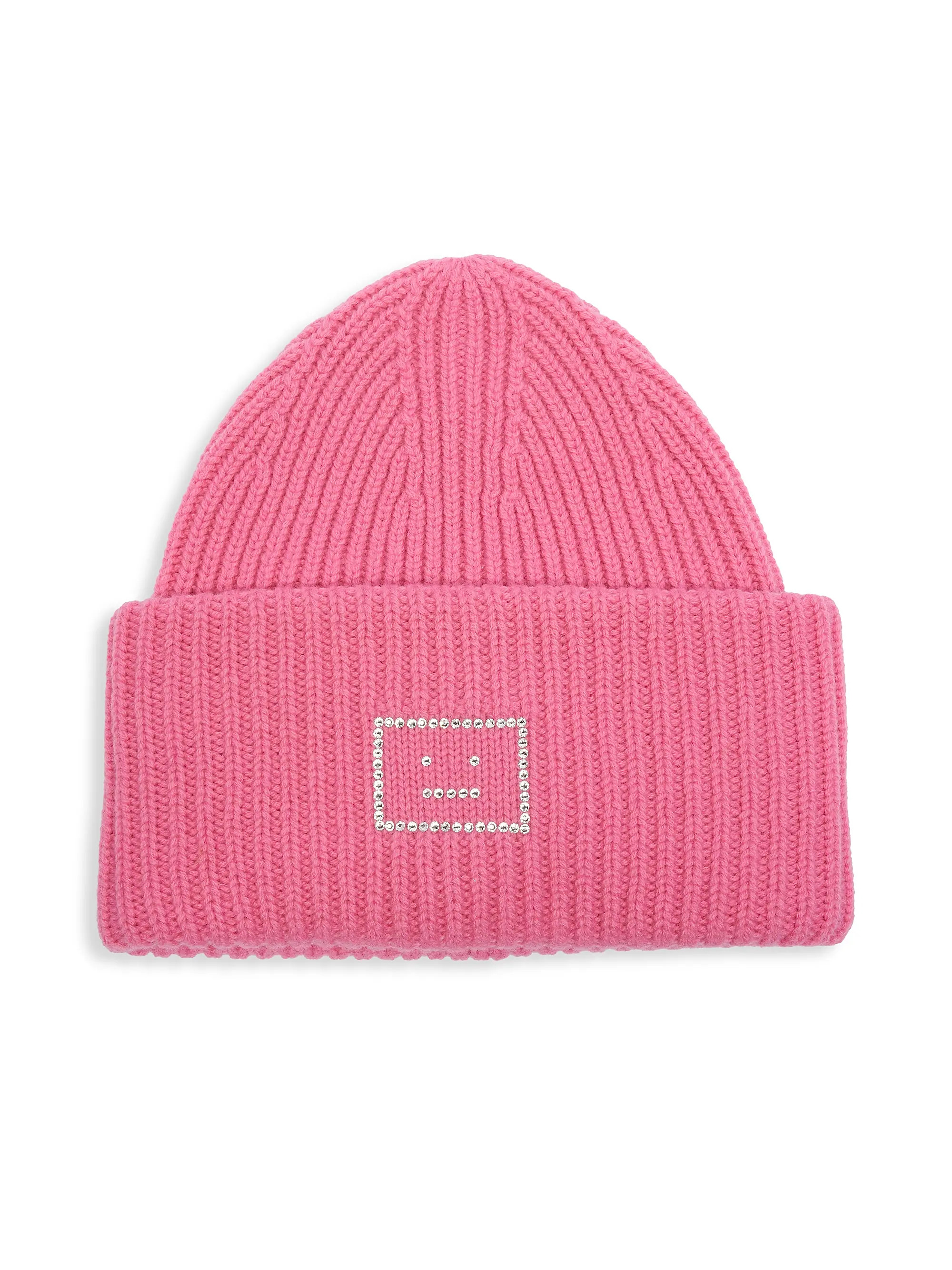 Pansy Wool Crystal Logo Beanie | Saks Fifth Avenue