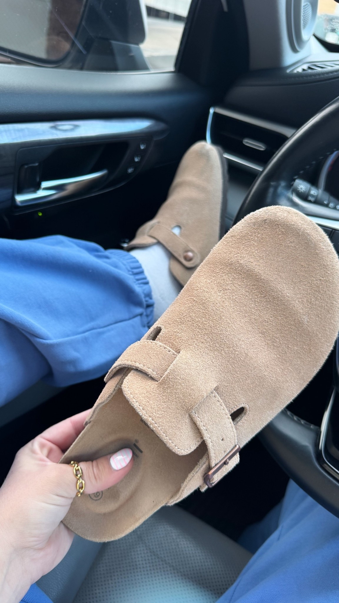 I have been loving these slip-ons lately now that it’s getting warmer instead of my fuzzy ones!

#LTKmomlife #LTKootd #LTKSaleAlert