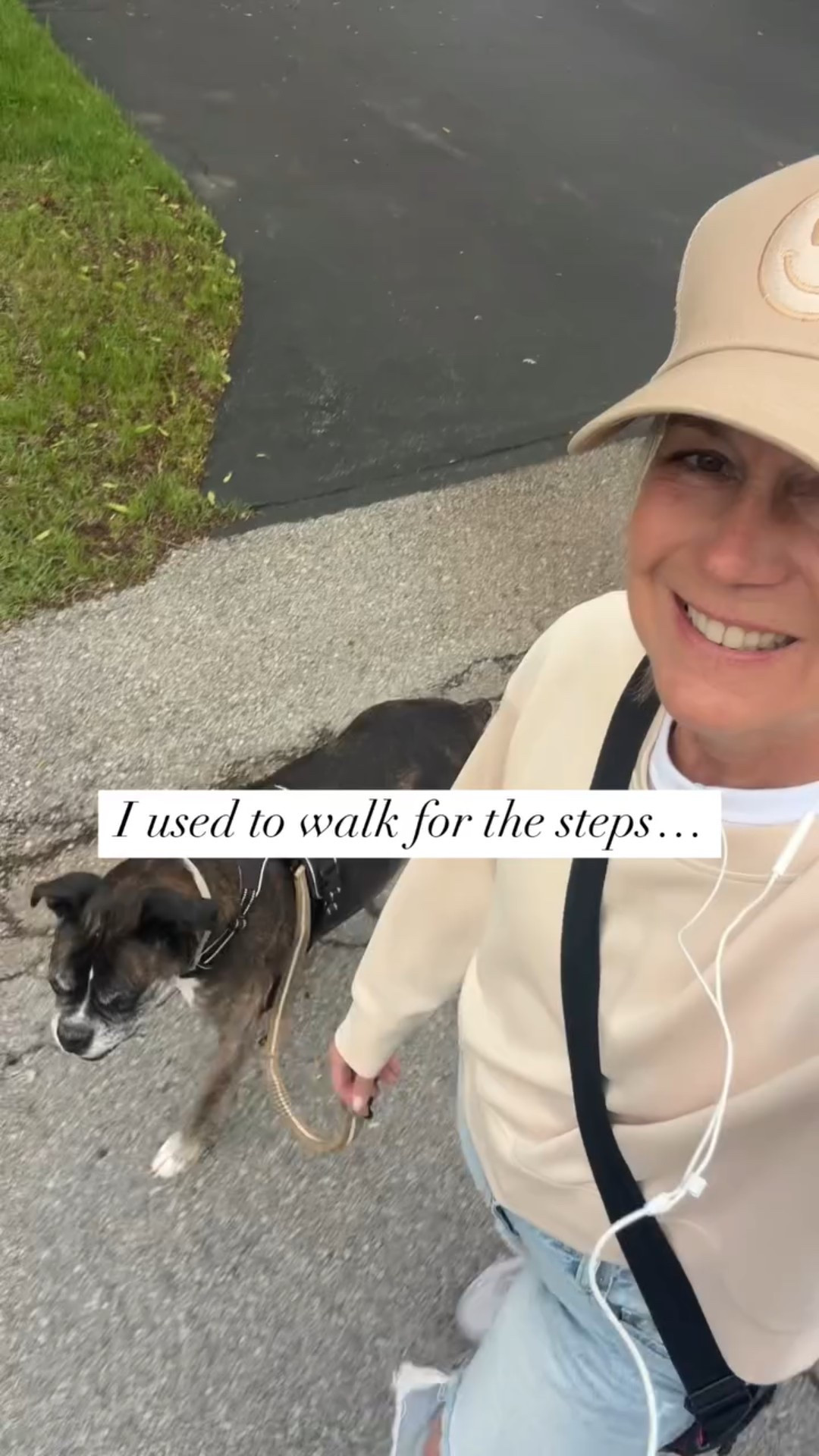 I used to walk for the numbers.
The weight loss.
The goals.
I was always on a mission it seems. 

Now I walk because it’s where I find peace.
A reset button for my body and my brain.

The fresh air, the rhythm of my steps, the quiet moments—
It’s not about burning maximum calories. 
It’s about honoring and appreciating my body. 

If you’re in your 40s, 50s, or beyond, and walking is your favorite form of self-care—same.

Some days self care is a nice stroll with my dog, another day it’s walking fast and wearing my weighted vest. 

Both ways work for me. 

The best part is the freedom of just going with my energy at the time. I no longer feel like I am on a mission. 

The rewards are endless. 

#ShopSavvyWithNancyJo #WalkingForWellness #fit #thriving #over40 #over50 #motivation #walkfit #fitness #over50womenoninstagram #wellness #goals #strength #fitover50 #fitspo #fiftyandfabulous #fitlife #fitgirl