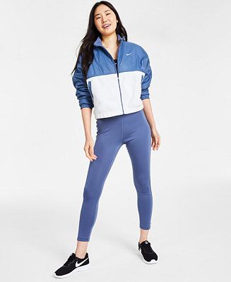 Nike Women's One Therma-FIT Fleece Full-Zip Jacket, Swoosh Padded Medium-Impact Sports Bra, Therm... | Macy's