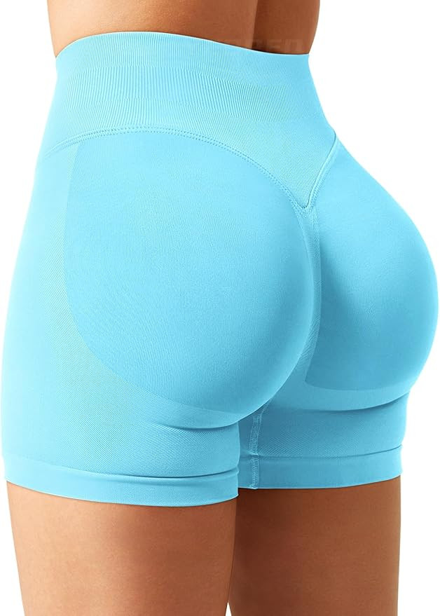 YEOREO SoftHue Women Workout Gym Impact Shorts Hidden Scrunch Butt Lifting 3.6"/4.5"/6" Seamless ... | Amazon (US)