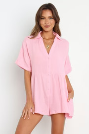 Winny Romper - Pink | Petal & Pup (AU)