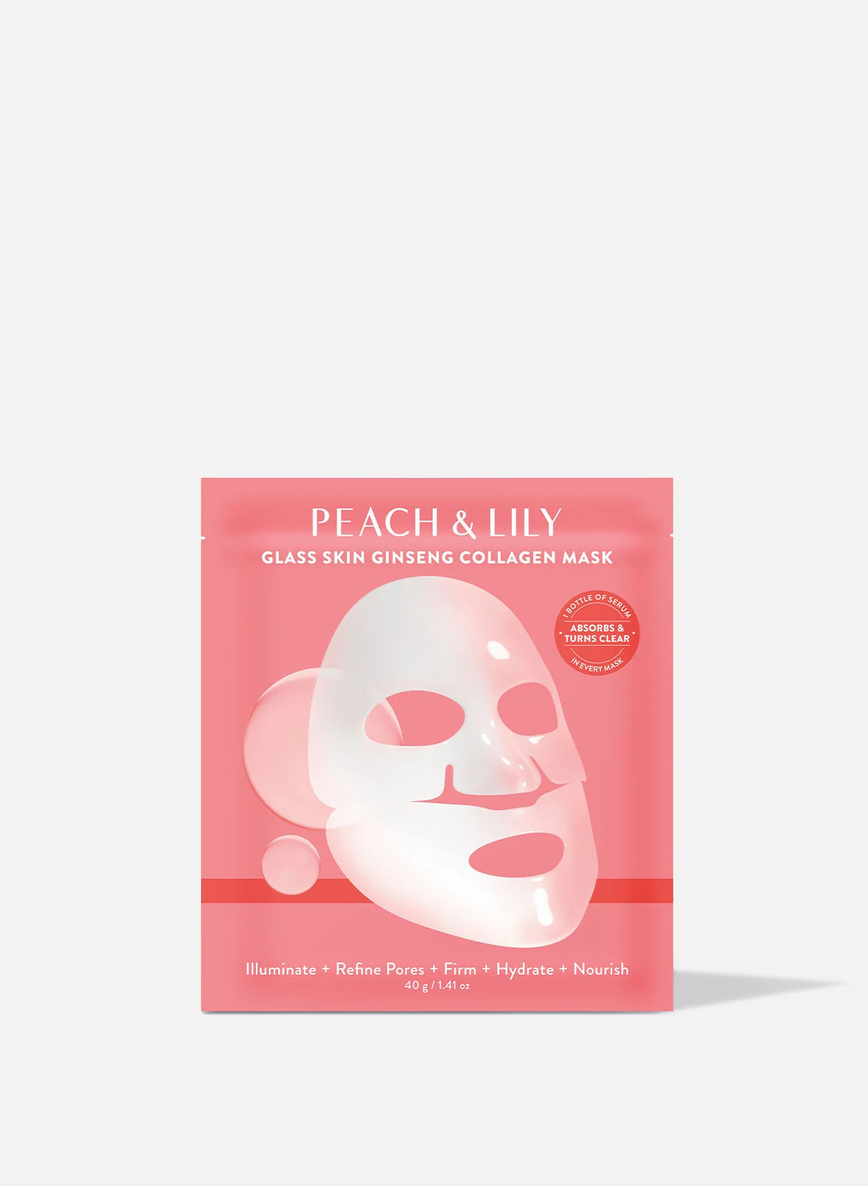 Glass Skin Ginseng Collagen Mask | Peach & Lily