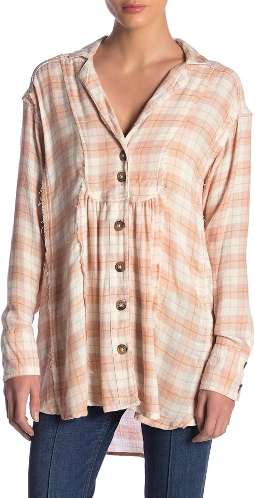 Free People Womens All About The Feels Button Up Shirt | Amazon (US)