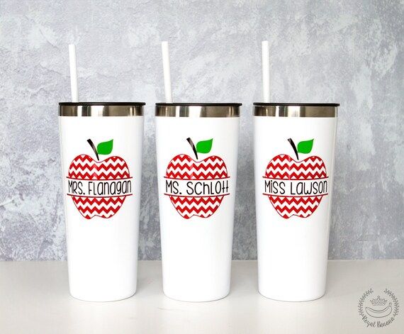 Teacher Gifts Personalized Tumbler with straw Teacher Water | Etsy | Etsy (US)