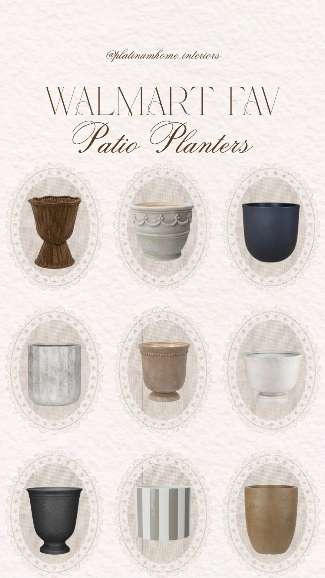 Walmart top 9 patio planters this Spring🌿 

#walmartplanters #spring #springdecor #patio #mytexashouse @walmart 

#LTKSpringSale #LTKHome #LTKSeasonal