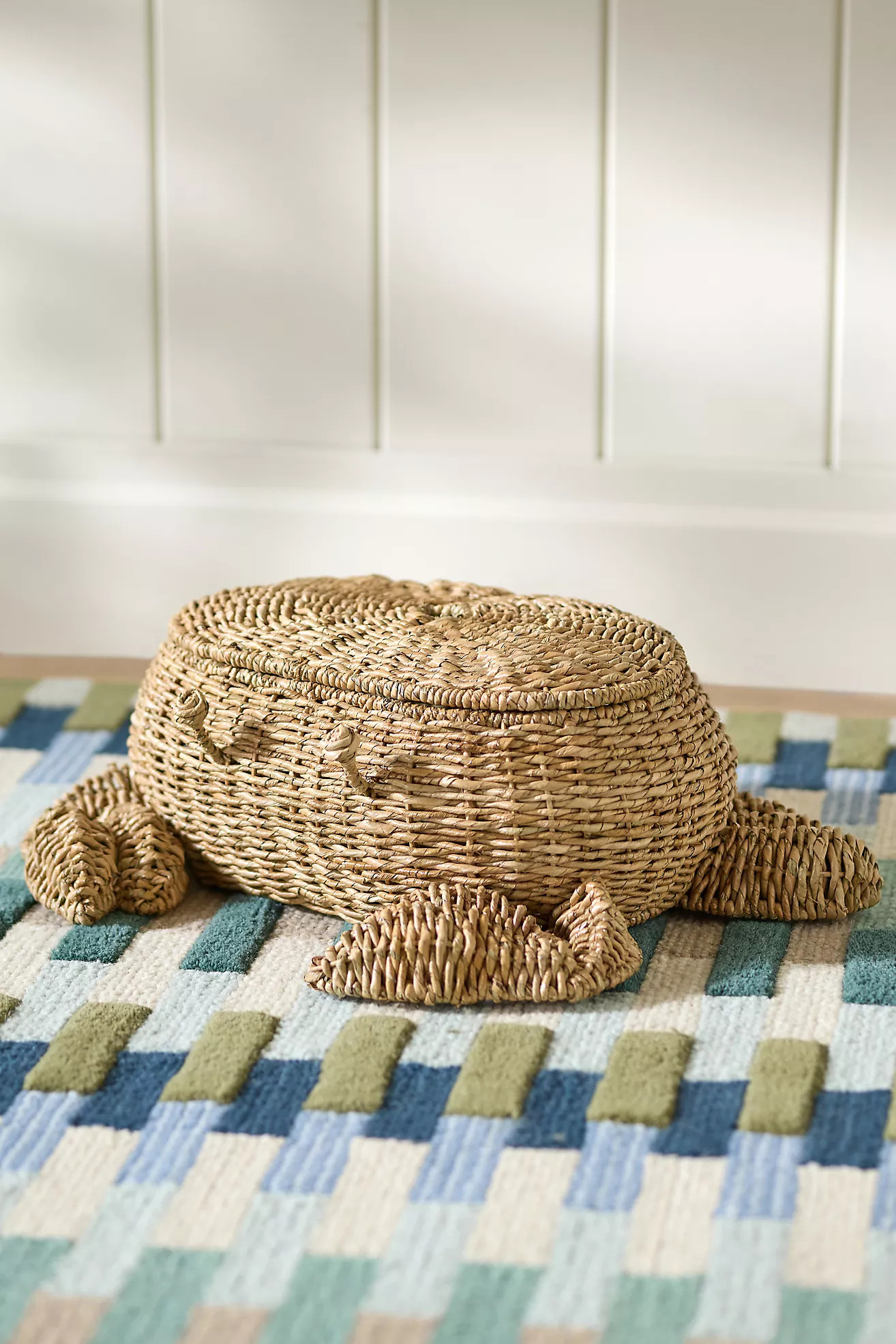 Crab Seagrass Woven Basket | Anthropologie (US)