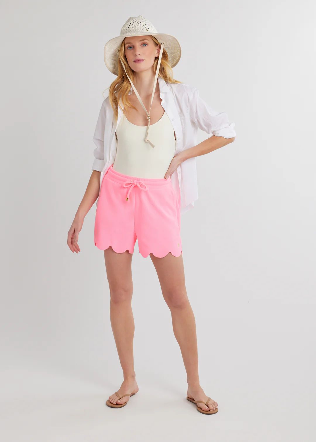 Starboard Short in Terry Fleece (Cotton Candy) | Dudley Stephens