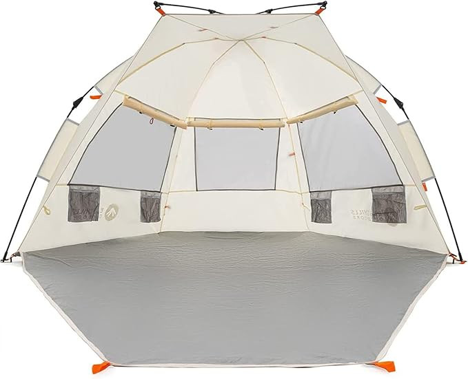 Easthills Outdoors Instant Shader Extended L Easy Up Beach Tent Sun Shelter for 2-4 Person - Exte... | Amazon (US)