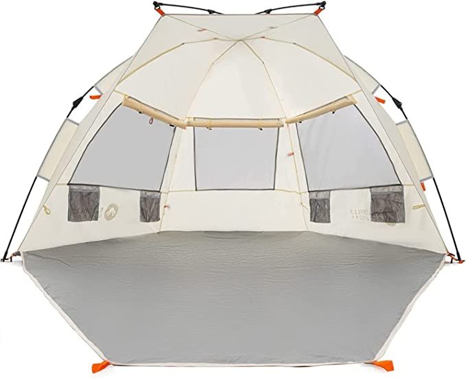 Easthills Outdoors Instant Shader Extended L Easy Up Beach Tent Sun Shelter for 2-4 Person - Exte... | Amazon (US)