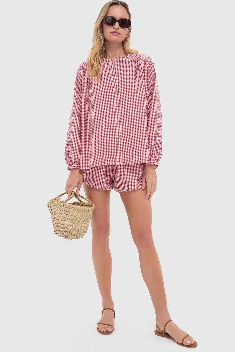 Red Gingham Aurelia Short | Tuckernuck (US)
