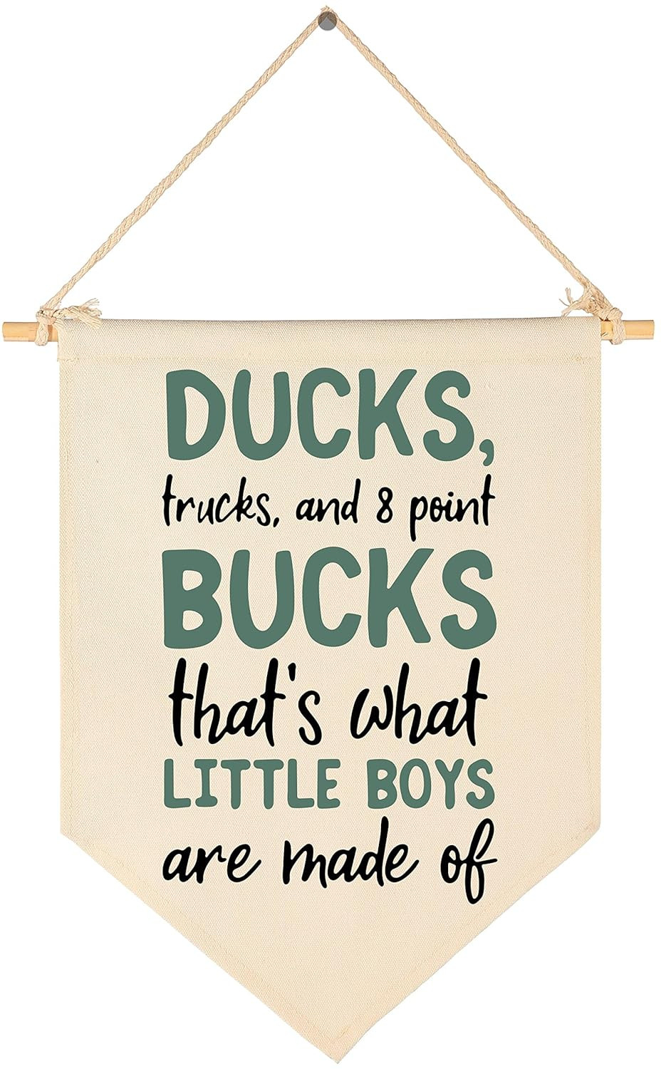 Duck Hunting Nursery Decor-Deer Wall Decor-Birthday Christmas Gift-Canvas Hanging Flag Banner Wal... | Amazon (US)