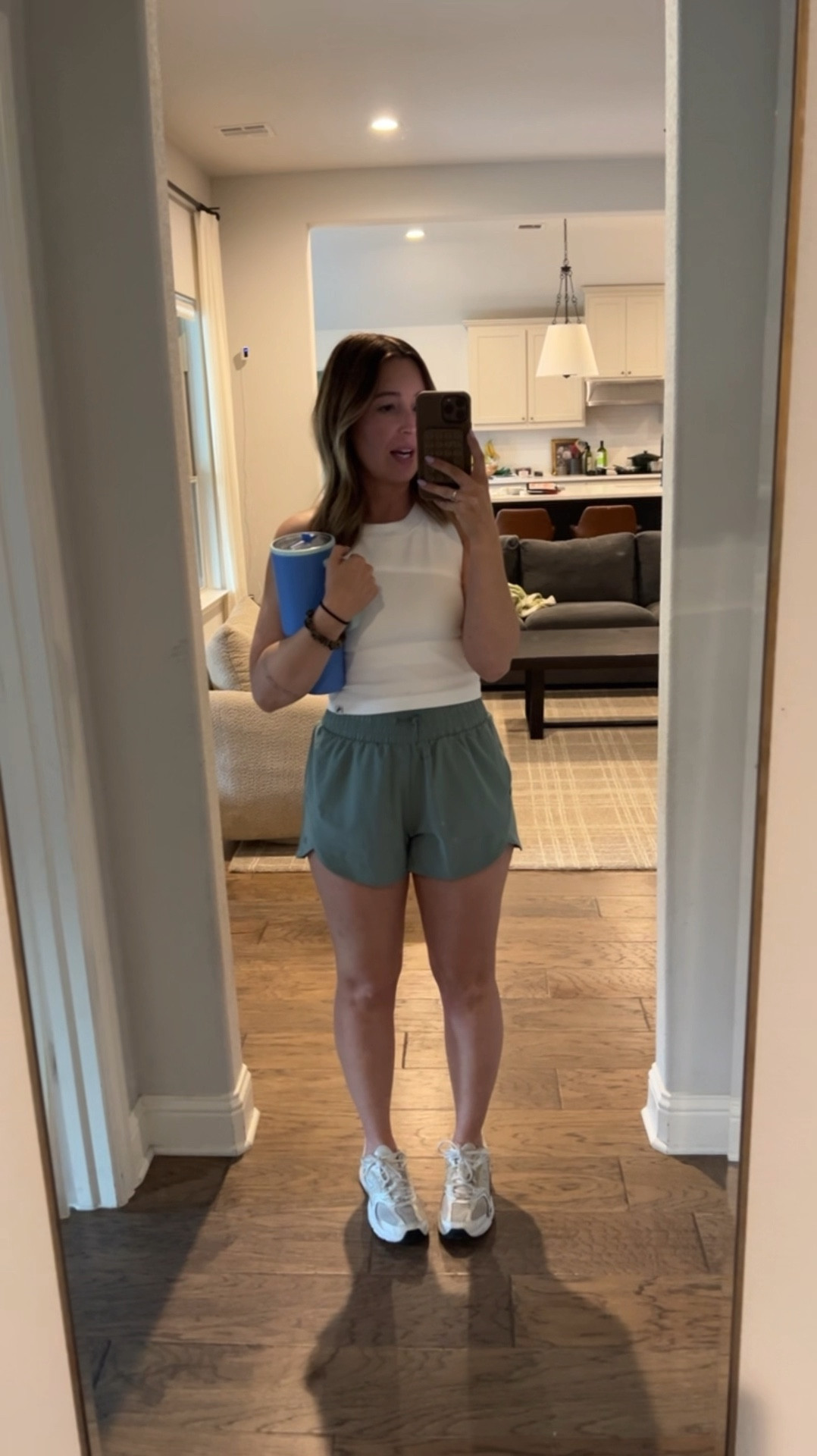 Cute Target athletic clothes! These are my FAVORITE shorts. I’ve had them in black for a few years and they are 👌🏼 The top has a built in bra too!

workout clothes | athletic clothes | Target
