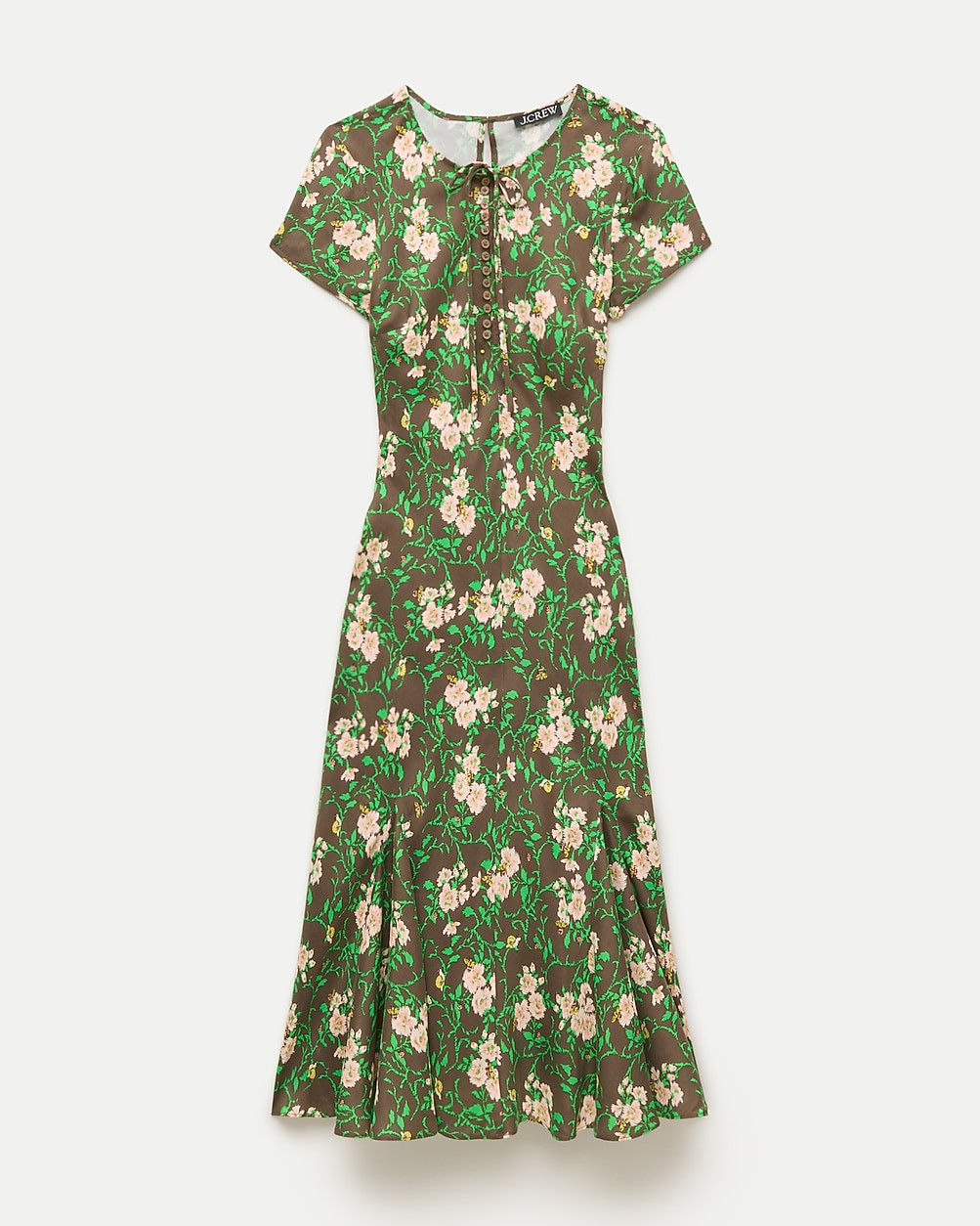 Natasha slip dress in honeybee floral print | J. Crew US
