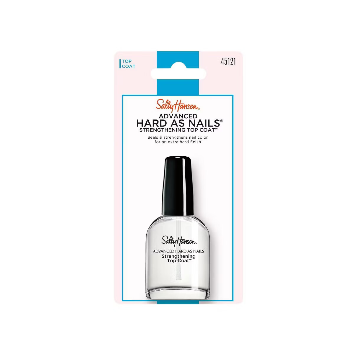 Sally Hansen Nail Treatment  45121 Advanced Hard as Nails Strengthening Top Coat - 0.45 fl oz | Target