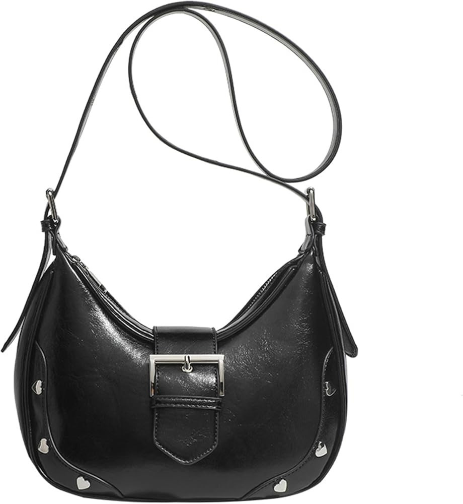 Leather Shoulder Bags for Women Designer Ladies Hobo Handbags Crossbody Satchel Handbags Classic ... | Amazon (US)