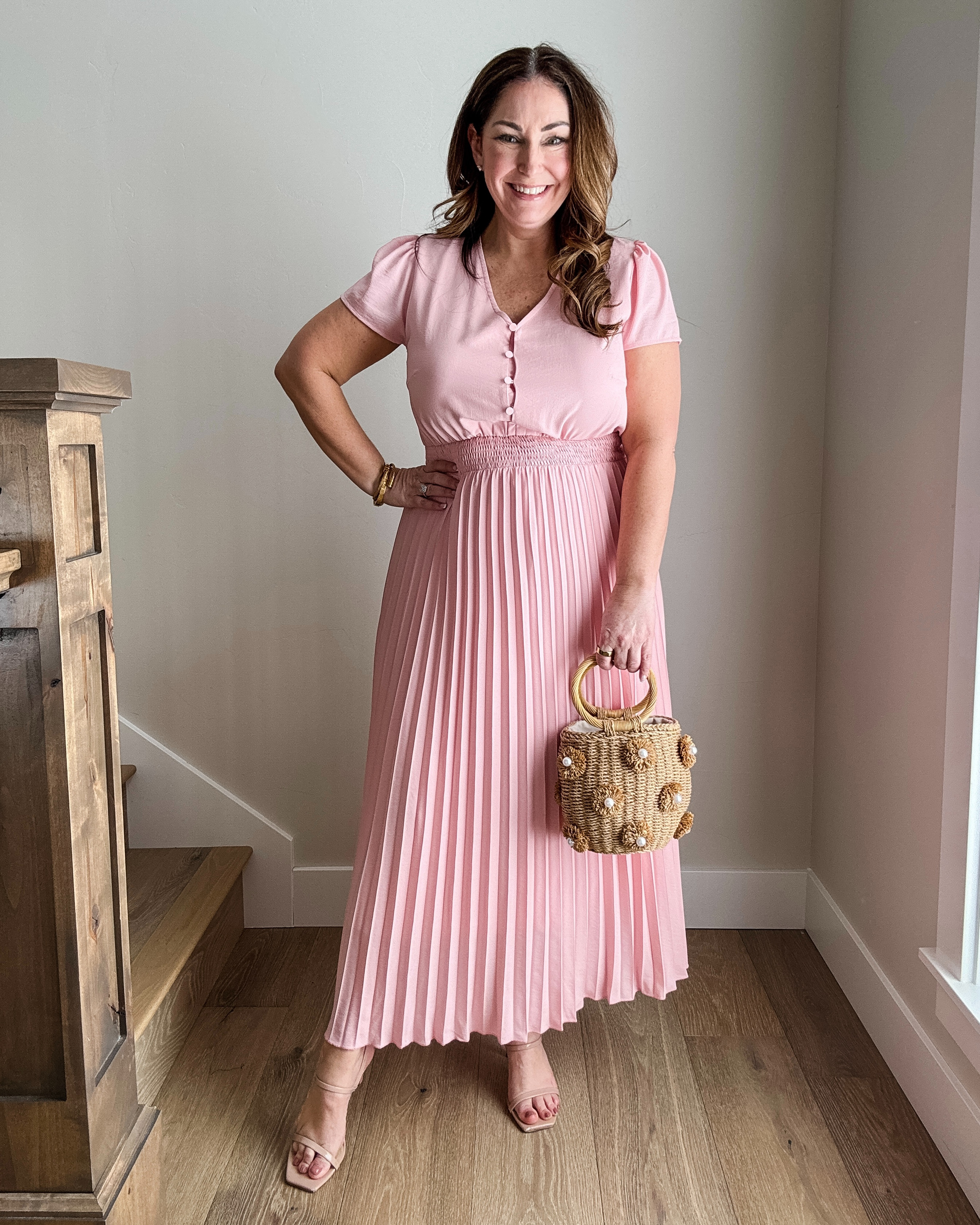 Feeling pretty in pleats 💕 This Amazon find is effortless, flattering, and perfect for spring events.     // Wearing L 

 #AmazonBestSeller #SpringStyle #WeddingGuestLook #TrendingNow 

#LTKOver40 #LTKMidsize #LTKFindsUnder50