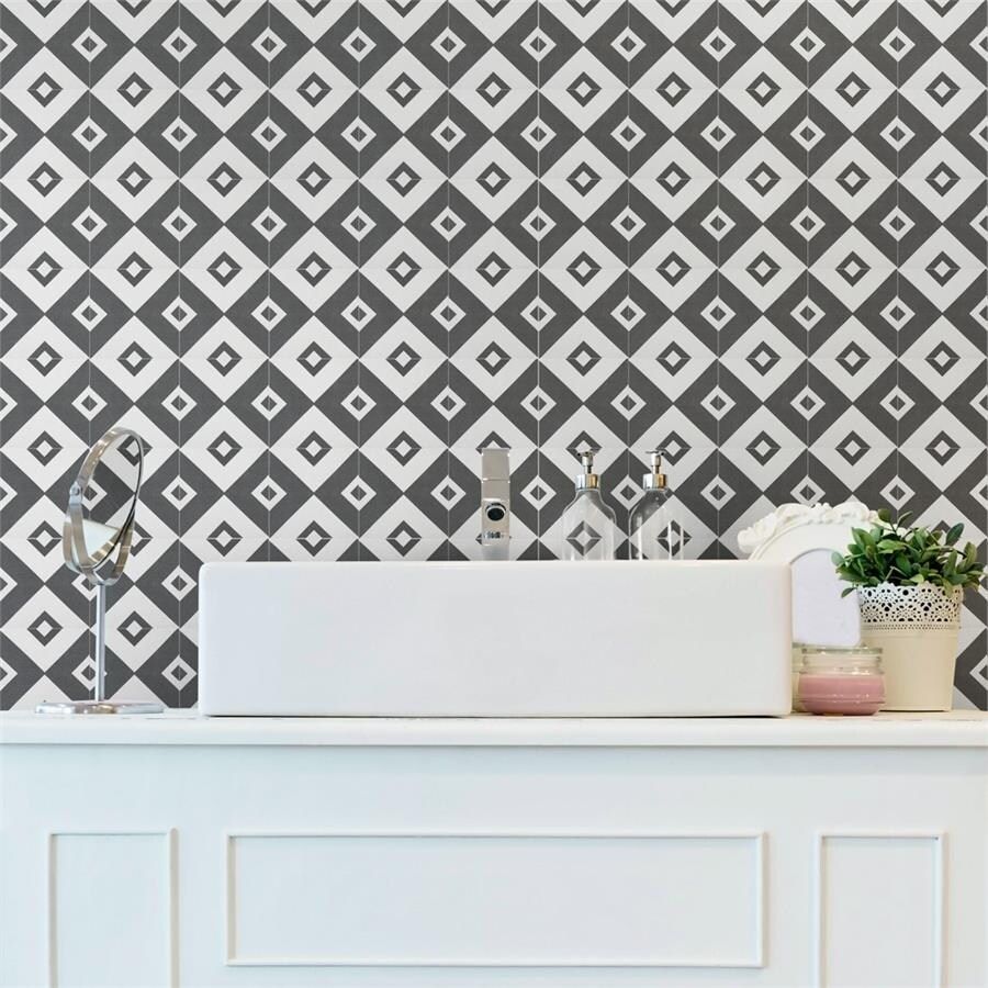 SomerTile Twenties Vertex Mini 4x4-inch Ceramic Floor and Wall Tile (27 tiles/3.29 sqft.) - CASE (CA | Bed Bath & Beyond