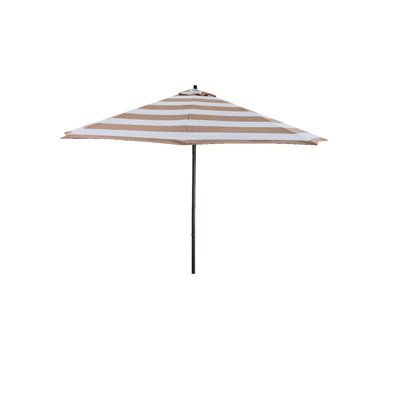 Breakwater Bay Rahul Stripe Aluminum 9' Market Umbrella | Wayfair | Wayfair North America