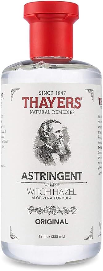 Thayers Original Witch Hazel Astringent with Aloe Vera, 12 ounce bottle | Amazon (US)