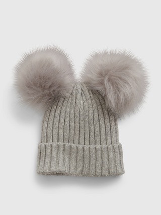 Toddler CashSoft Double-Pom Beanie | Gap (US)