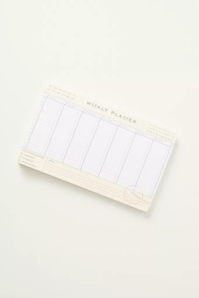 Lea Weekly Planner Deskpad | Anthropologie (US)