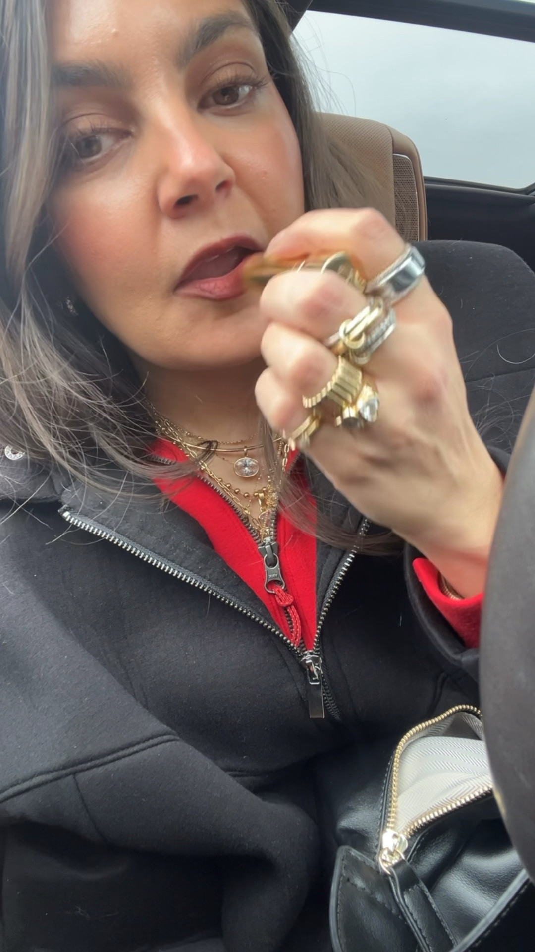 90s lip 💋 liner in Brownstone, lip blush in September 