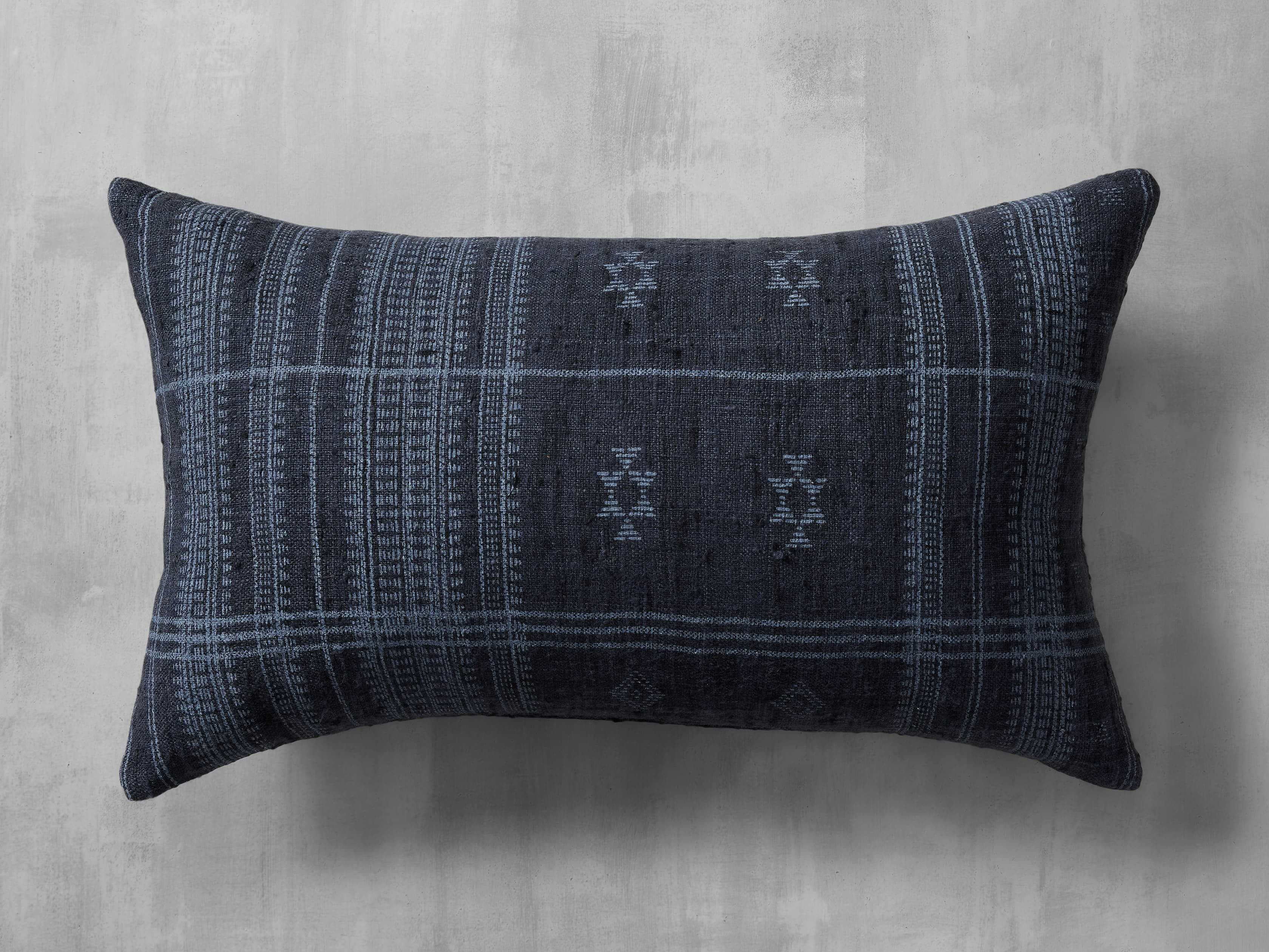 Raw Silk Garwood Lumbar Pillow Cover | Arhaus