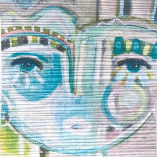 Penny For Your Thoughts Chica - Mini Grasscloth Print | Fig and Dove