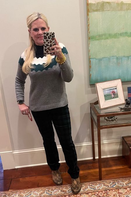 What I’d wear to…run Christmas errands  It’s a Talbots kind of day! Love their Fair Isle sweaters and velvety pants. Size down in both  

#LTKHoliday #LTKSeasonal #LTKstyletip