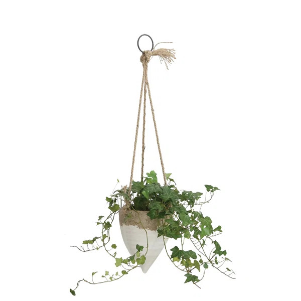 Jani Stoneware Hanging Planter | Wayfair North America