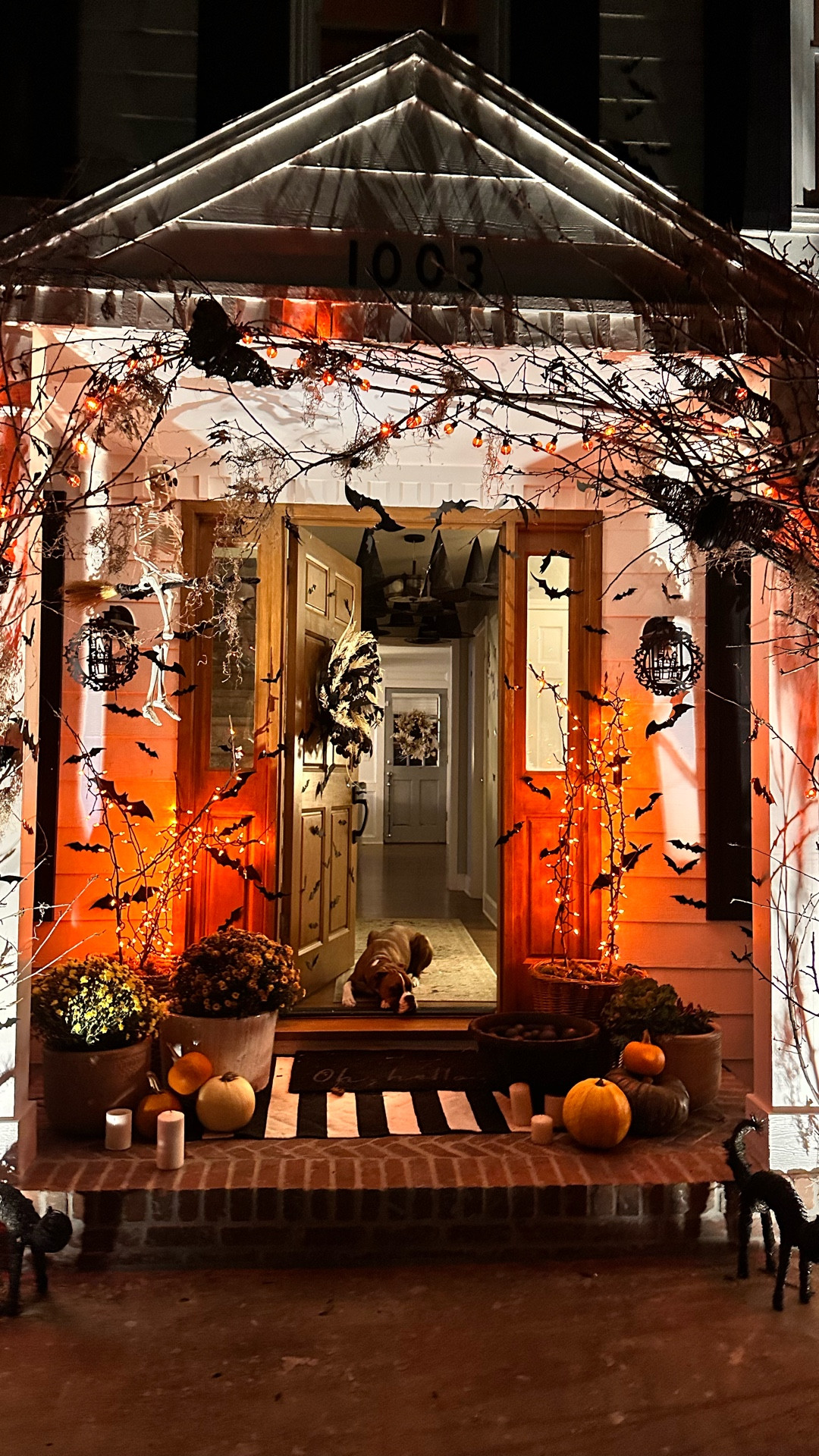Last year’s Halloween front porch was built straight from a dead branch and it may have been my favorite one yet! 💀🎃👻

#LTKHome #LTKSeasonal