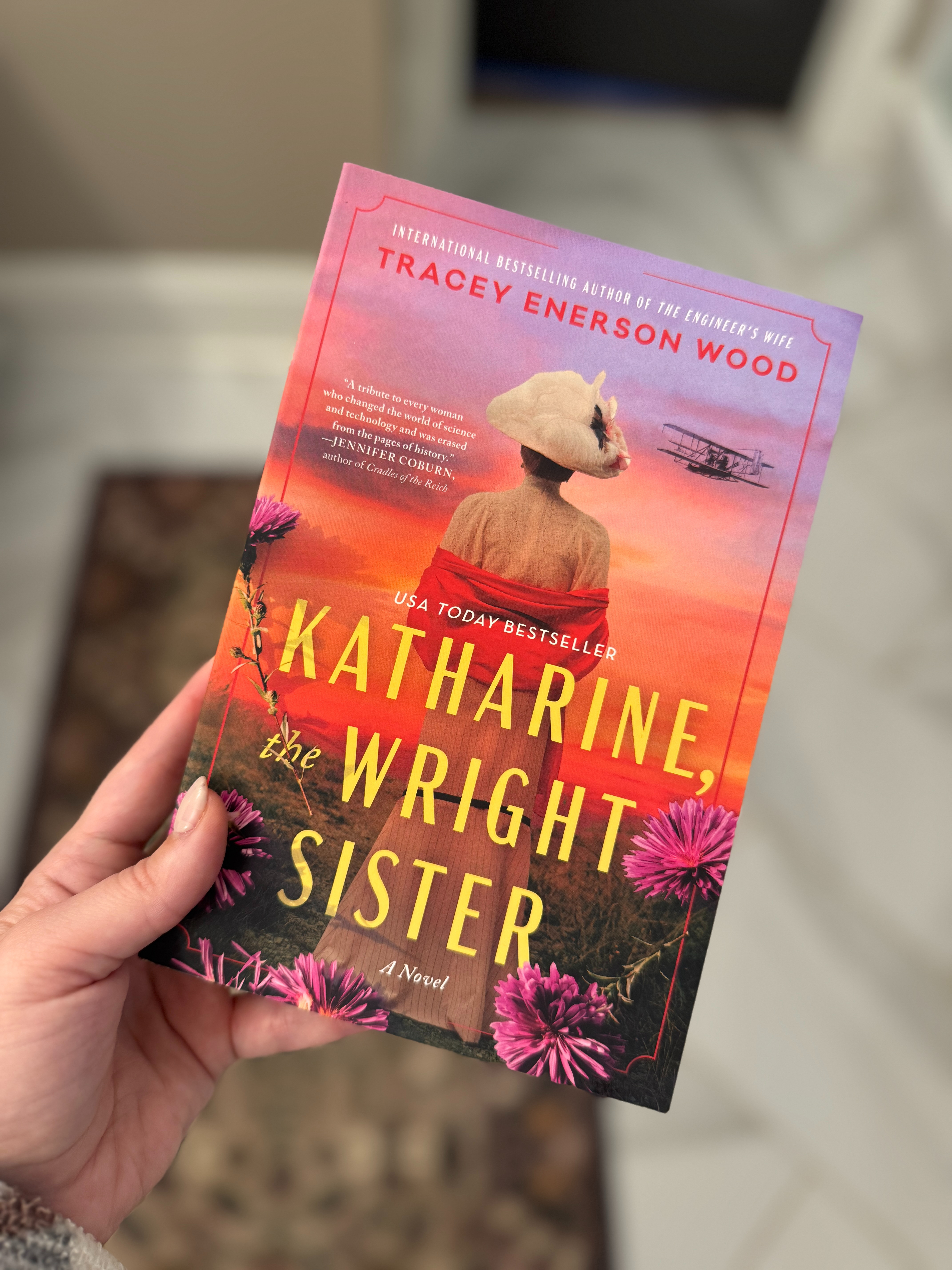 Another recent read 🤍
Katharine, the Wright Sister by Tracey Enerson Wood — such an interesting historical novel. 

 