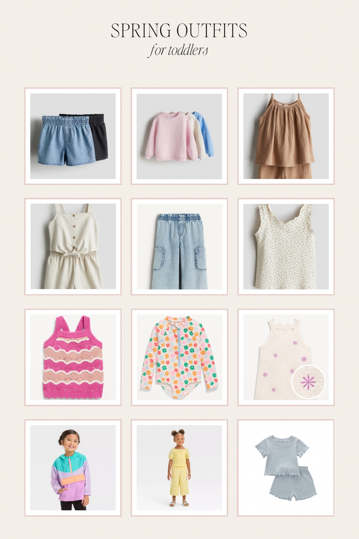 Spring outfits for toddler girls. 

#LTKbaby #LTKfamily #LTKkids